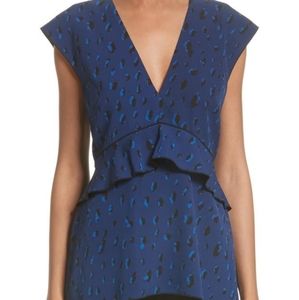 New Proenza Schouler georgette print blouse